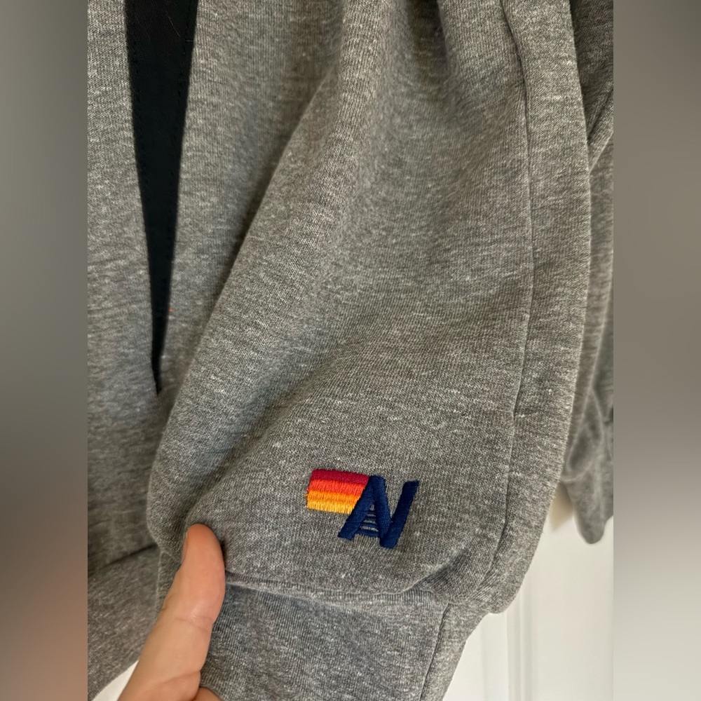 Aviator Nation Lightning Bolt & Rainbow Stripes Crewneck Sweatshirt - Medium - Picture 4 of 15